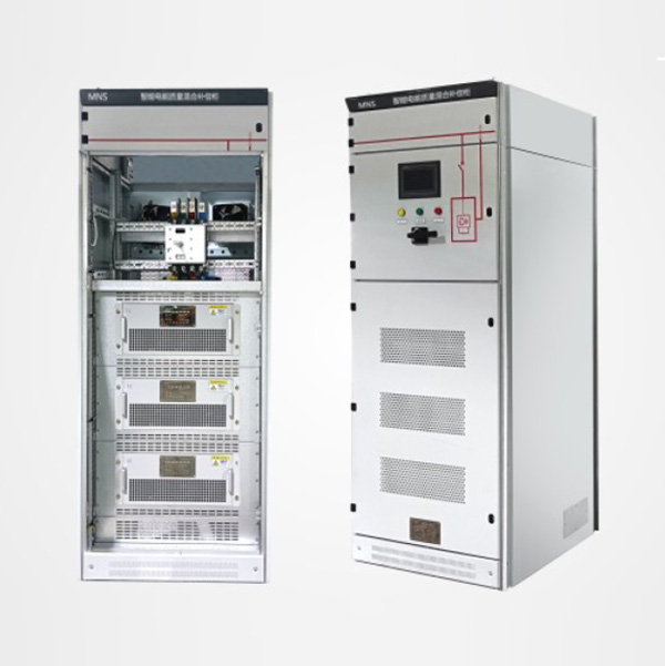 智能電能質(zhì)量混合補(bǔ)償柜APF或SVG模塊+抗諧波電容補(bǔ)償